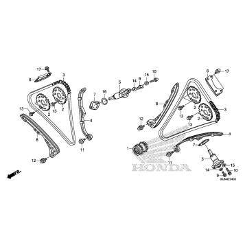 CAM CHAIN + TENSIONER