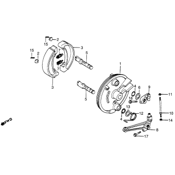 FRONT BRAKE PANEL 82