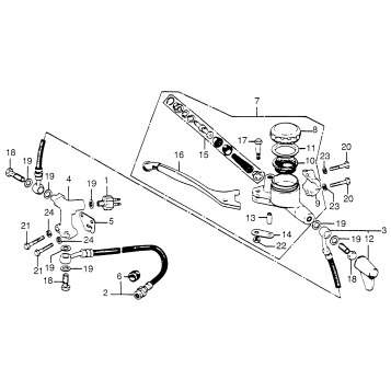 FRONT BRAKE MASTER CYLINDER