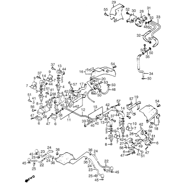 GL1200L FUEL INJECTOR + FUEL DELIVERY PIPE