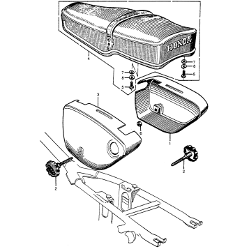 AIR CLEANER CASE + SEAT