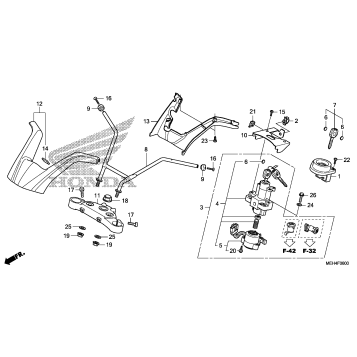 HANDLEBAR + TOP BRIDGE
