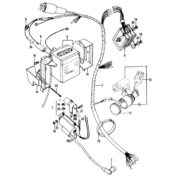 WIRE HARNESS + BATTERY