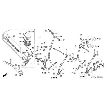FRONT BRAKE MASTER CYLINDER