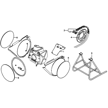 NUMBER PLATE + CHAIN
