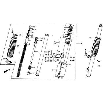 FRONT SHOCK ABSORBER 82