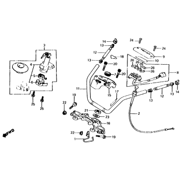 HANDLEBAR + TOP BRIDGE