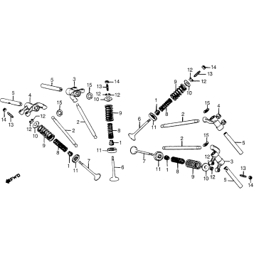 VALVE + UPPER ROCKER ARM