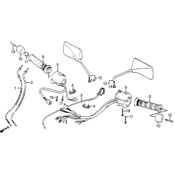 SWITCHES + CABLE + MIRRORS