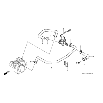 AIR INJECTION CONTROL    VALVE
