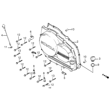 RIGHT CRANKCASE COVER