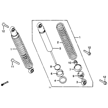 REAR SHOCK ABSORBER 79