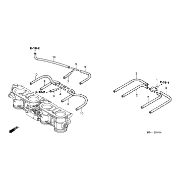 THROTTLE BODY (TUBING) 01-03
