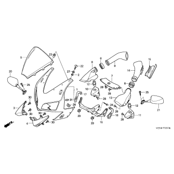 UPPER COWL ('03-'04)