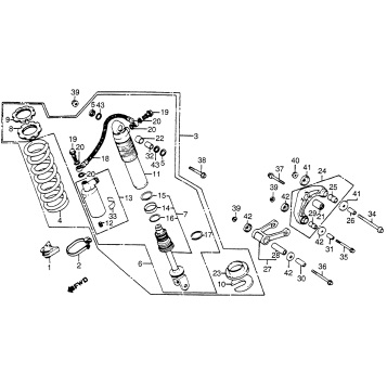 REAR SHOCK ABSORBER 83