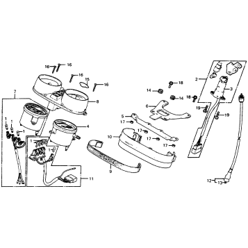 SPEEDOMETER + KEY SET