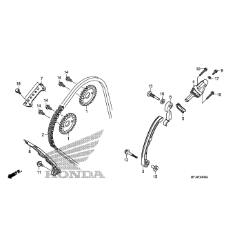 CAM CHAIN + TENSIONER