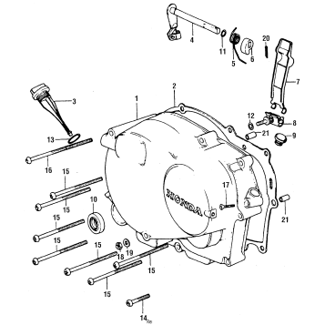 RIGHT CRANKCASE COVER