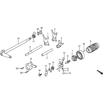 SHIFT DRUM + SHIFT FORK