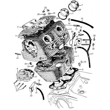CYLINDER + CYLINDER HEAD