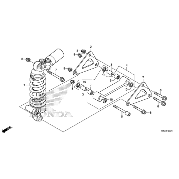 REAR SHOCK ABSORBER (2)