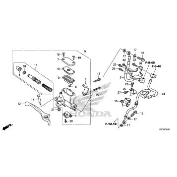FRONT BRAKE MASTER       CYLINDER (2)