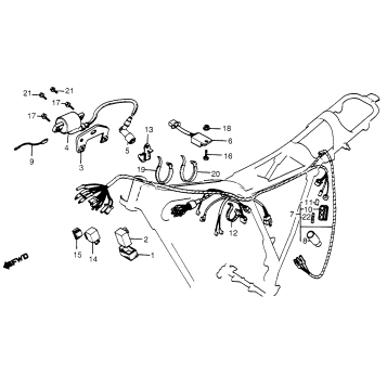 WIRE HARNESS + IGNITION COIL