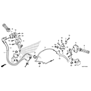HANDLE LEVER + SWITCH + CABLE (1)