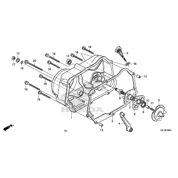 RIGHT CRANKCASE COVER