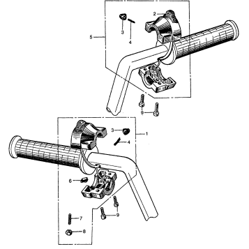 CA160 HORN BUTTON + STARTER SWITCH