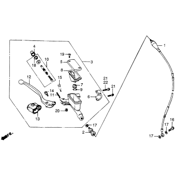 FRONT BRAKE MASTER CYLINDER