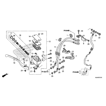 FRONT BRAKE MASTER       CYLINDER (2)