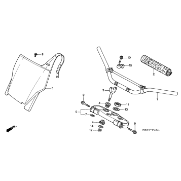 HANDLEBAR + TOP BRIDGE ('04-'07)
