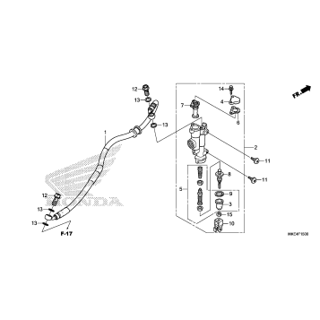 REAR BRAKE MASTER        CYLINDER