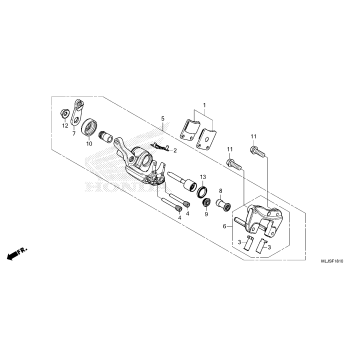 PARKING BRAKE CALIPER