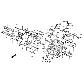 FRONT CYLINDER HEAD I