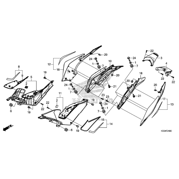 SIDE COVER@REAR COWL