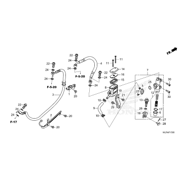 REAR BRAKE MASTER        CYLINDER