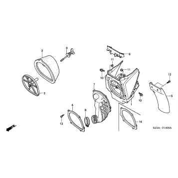 AIR CLEANER ('02-'04)