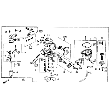 XL500S CARBURETOR 79-81