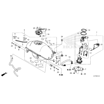 FUEL TANK (CRF300LRA)