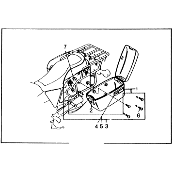 FIXED MOUNT SADDLEBAG SET
