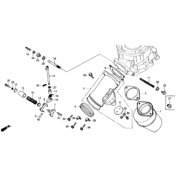 EXHAUST MANIFOLD 84-86