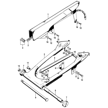 SWINGARM + CHAIN CASE