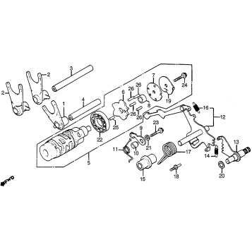 SHIFT DRUM + SHIFT FORK