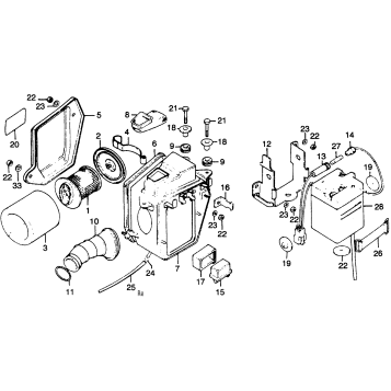 AIR CLEANER + BATTERY