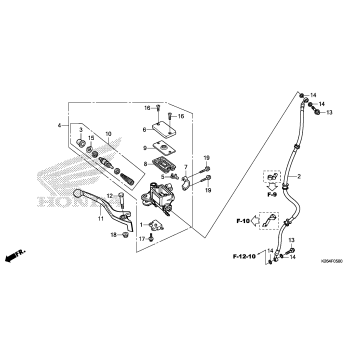 FRONT BRAKE MASTER       CYLINDER