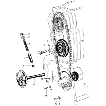 CAM CHAIN + CHAIN TENSIONER