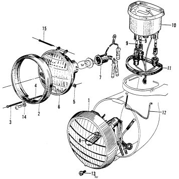 HEADLIGHT + SPEEDOMETER