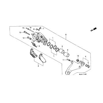 REAR BRAKE CALIPER (1)